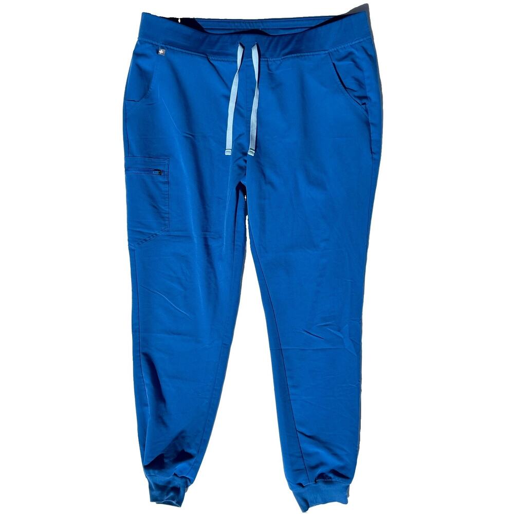 Figs Zamora Jogger Scrub Pants Womens XXL Tall Royal Blue